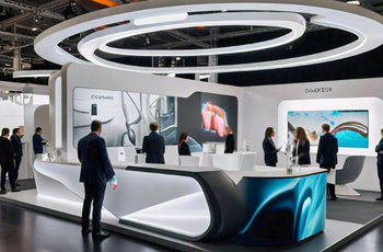 3D booth design and premium fabrication by Expo Creators for IDS Cologne 2025, ensuring standout exhibition booths for dental industry professionals.